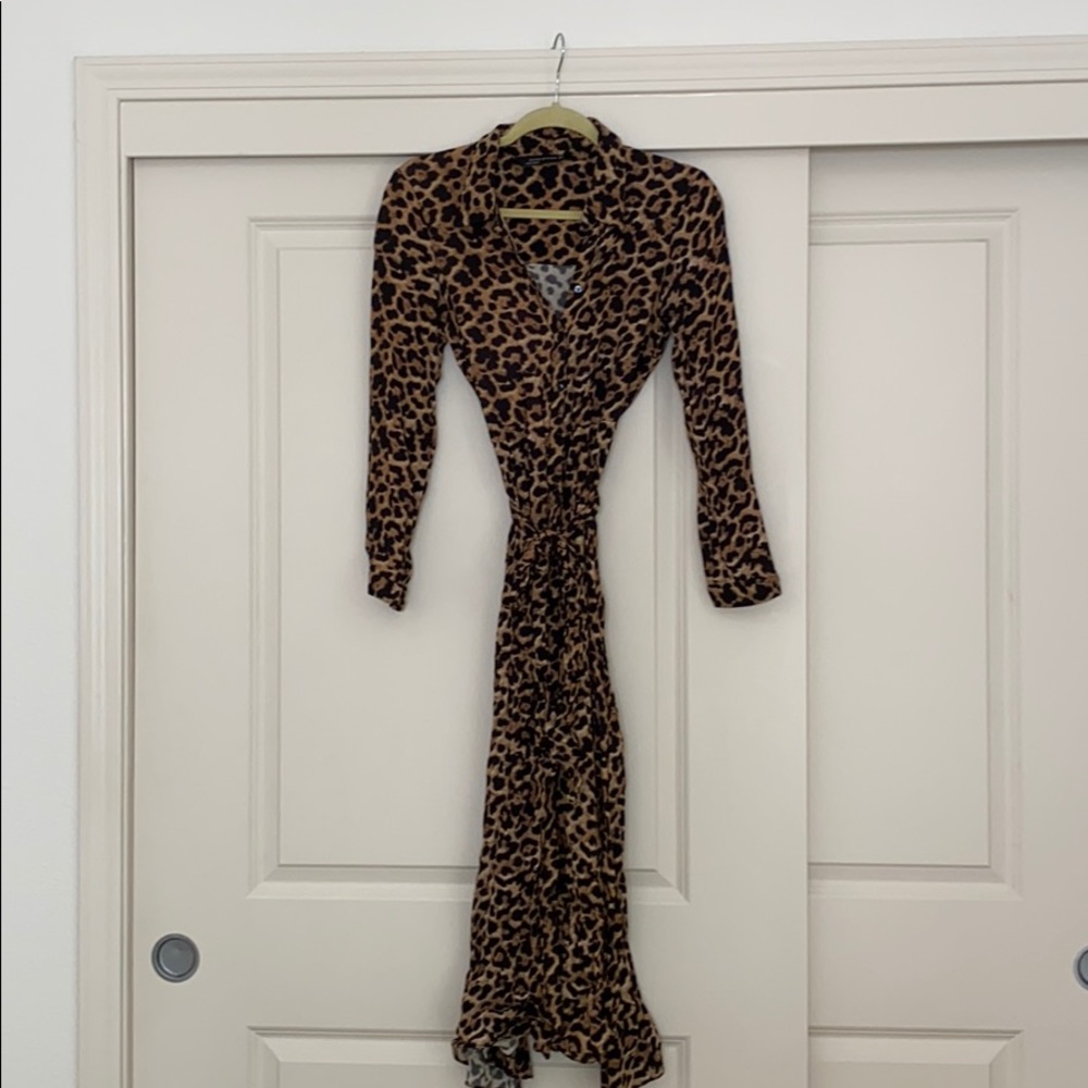 Leopard maxi dress